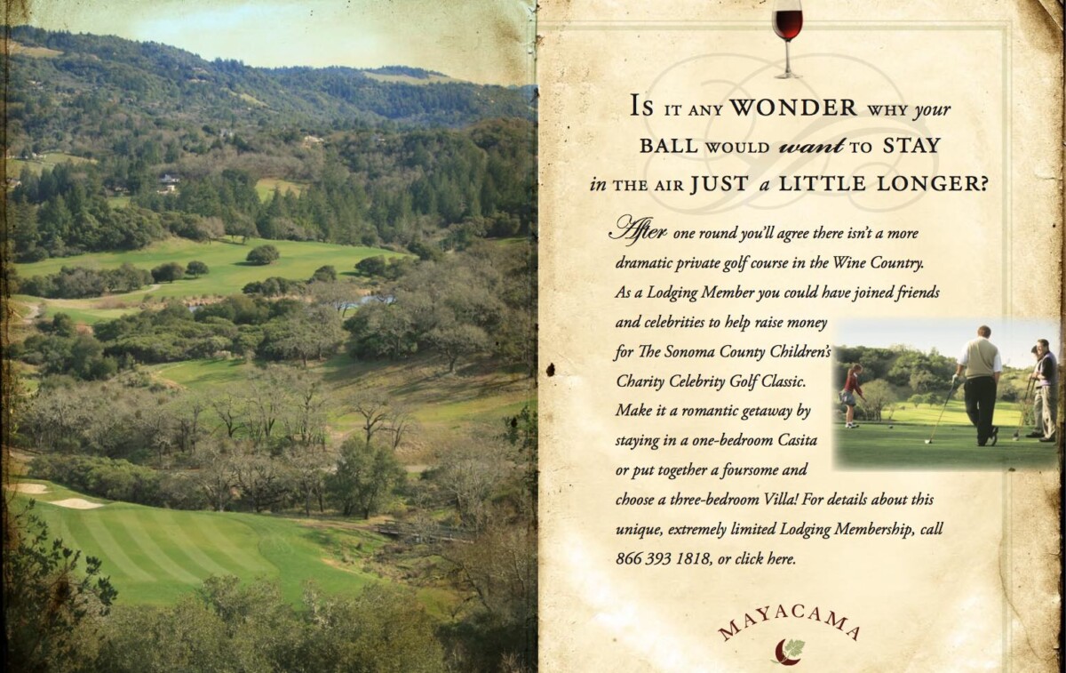 Mayacama, Sonoma County, California