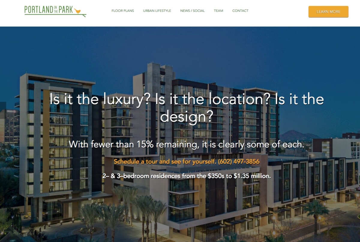 Portland on the Park Condos, Phoenix, Arizona